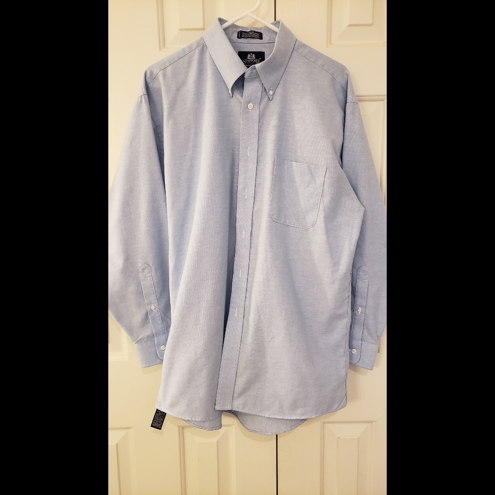 17N Light Blue Stafford Long Sleeve Button Up Shirt